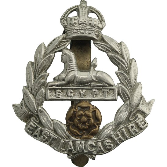East Lancs Rgmt cap badge